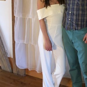Size small Revolve white jumpsuit!